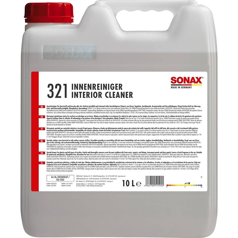 Foto van Sonax interieurreiniger profiline 10 liter