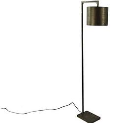 Foto van Non-branded staande lamp margolo 160 cm e27 staal 40w zwart