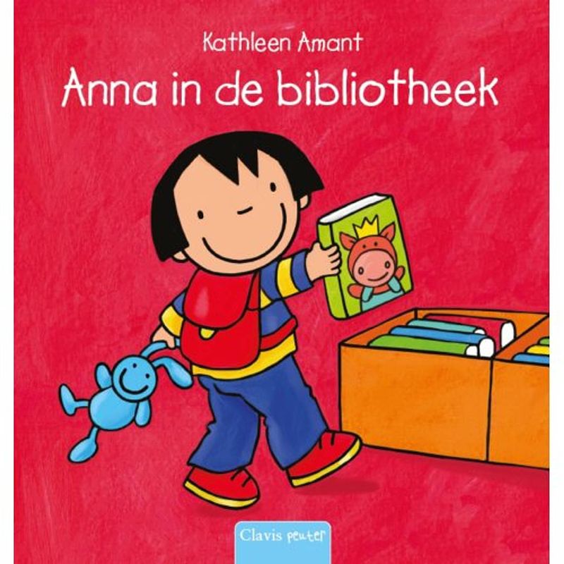 Foto van Anna in de bibliotheek