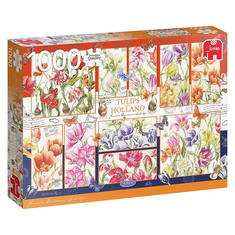 Foto van Jumbo legpuzzel tulips from holland 1000 stukjes