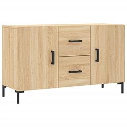 Foto van Infiori dressoir 100x36x60 cm bewerkt hout sonoma eikenkleurig