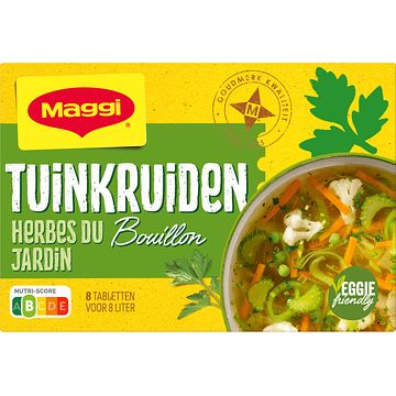 Foto van Maggi tuinkruiden bouillon 8 stuks 80g bij jumbo