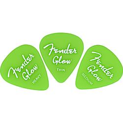 Foto van Fender glow in the dark plectrums 351 (set van 12)