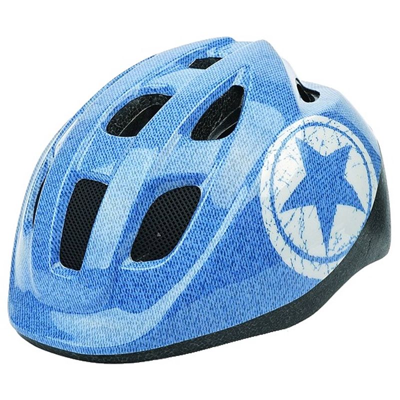 Foto van Polisport fietshelm jeans junior blauw maat 52/56 cm