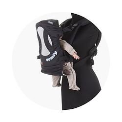 Foto van Chipolino comfy ergonomische draagzak met 4 babyposities black