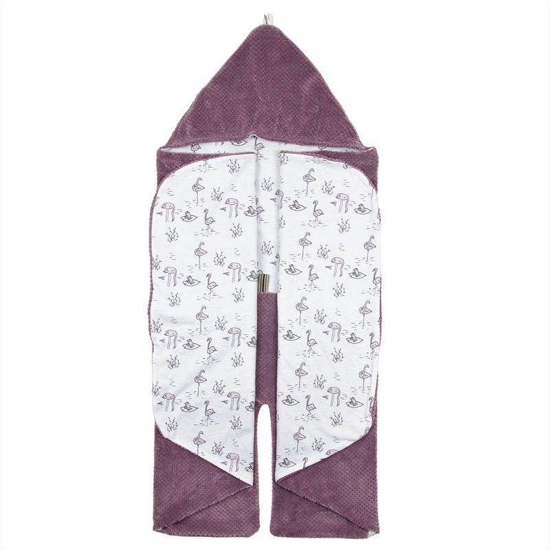 Foto van Snoozebaby wikkeldeken (trendy wrapping) - soft mauve