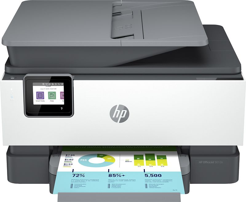 Foto van Hp officejet 9012e all-in-one all-in-one inkjet printer zwart