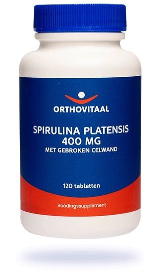 Foto van Orthovitaal spirulina platensis 400 mg tabletten