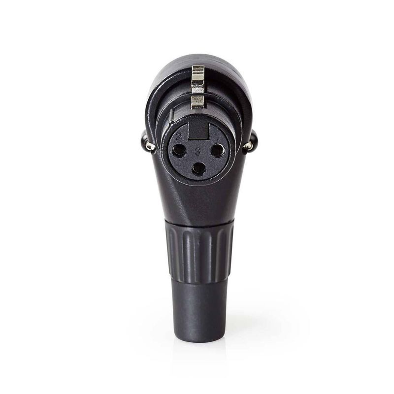 Foto van Nedis xlr-connector - cotp15903bk - zwart