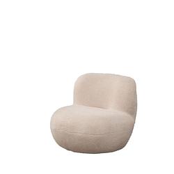 Foto van Draai fauteuil teddy zand draaibare fauteuil