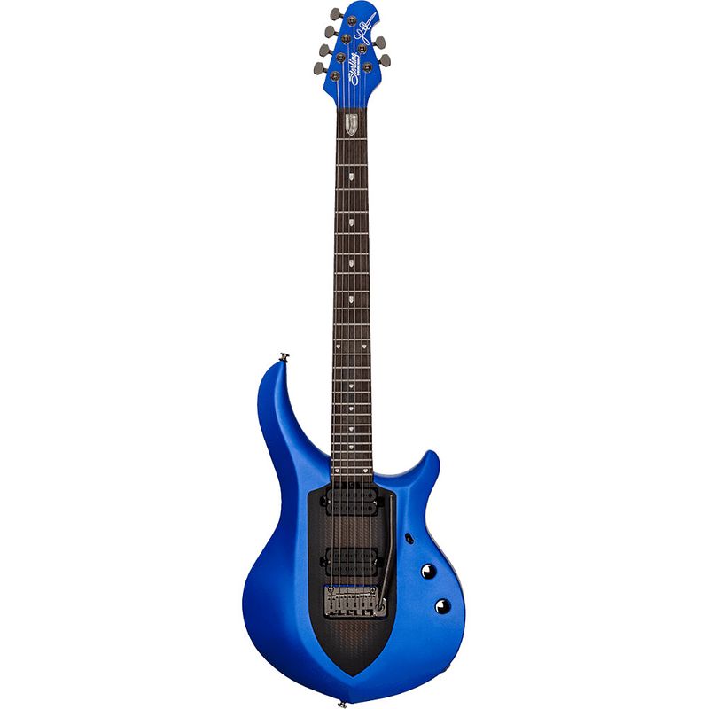 Foto van Sterling by music man john petrucci signature majesty maj100 siberian saphire elektrische gitaar met deluxe gigbag