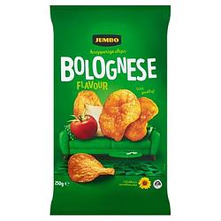 Foto van Jumbo knapperige bolognese chips 250g