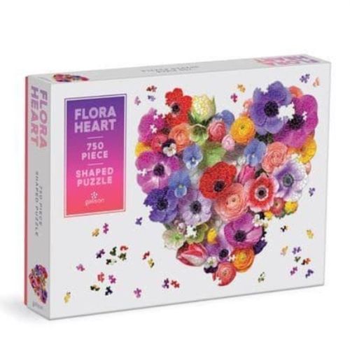 Foto van Flora heart 750 piece shaped puzzle - puzzel;puzzel (9780735373358)