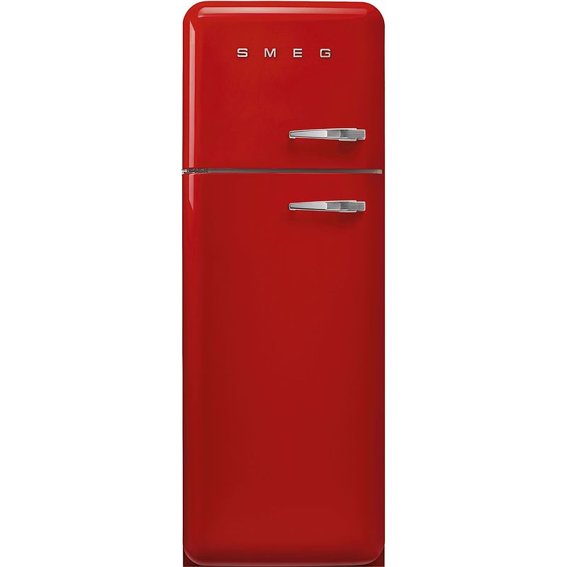 Foto van Smeg fab30lrd5 koel-vriescombinatie rood