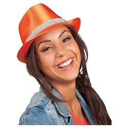 Foto van Oranje hoed - model popstar bling bling