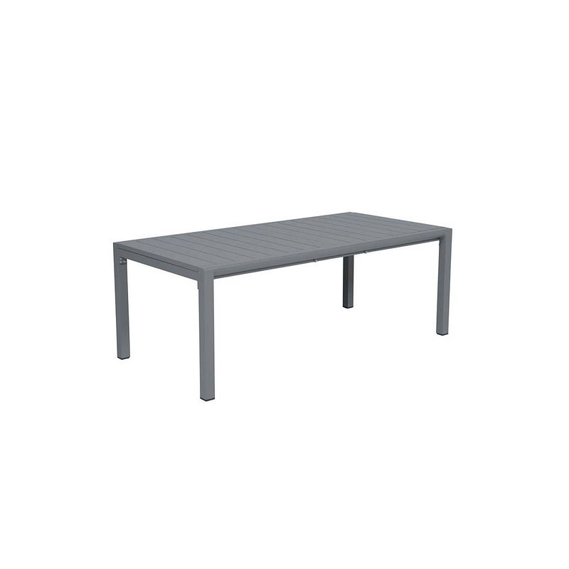 Foto van Garden impressions - carolina tafel - 200/300x100xh74 - arctic grey