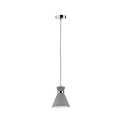 Foto van Paulmann verve 70890 hanglamp led e27 20 w beton-grijs, chroom