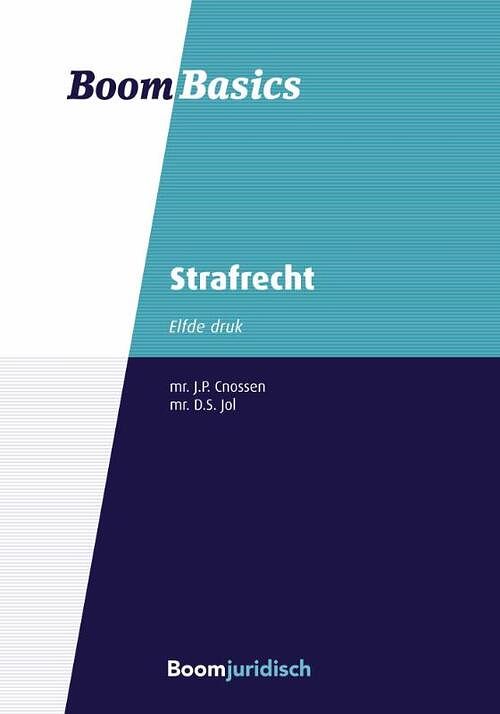 Foto van Boom basics strafrecht - d.s. jol, j.p. cnossen - paperback (9789462126473)