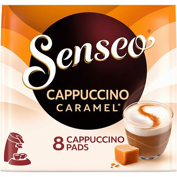 Foto van Senseo cappuccino caramel koffiepads 8 stuks bij jumbo