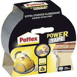 Foto van Pattex pt2ds textieltape pattex power tape zilver (l x b) 25 m x 50 mm 1 stuk(s)