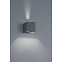 Foto van Moderne wandlamp adaja - metaal - grijs