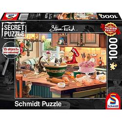 Foto van Schmidt puzzel aan de keukentafel - 1000 stukjes