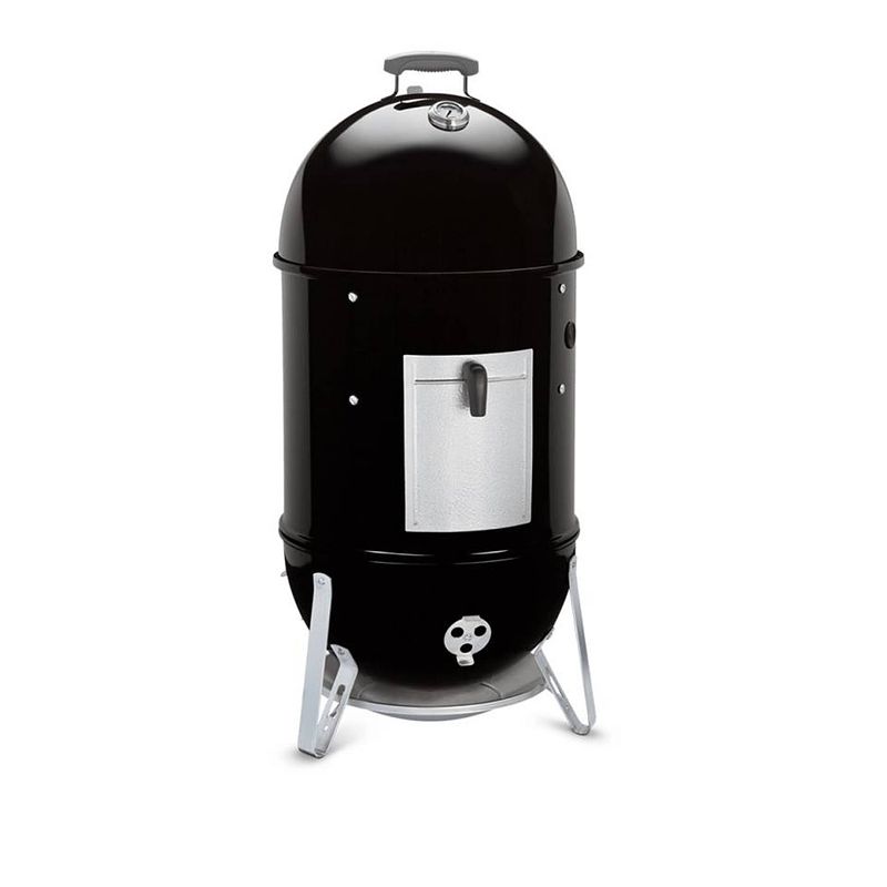 Foto van Weber smokey mountain cooker houtskoolbarbecue - ø 47 cm - zwart