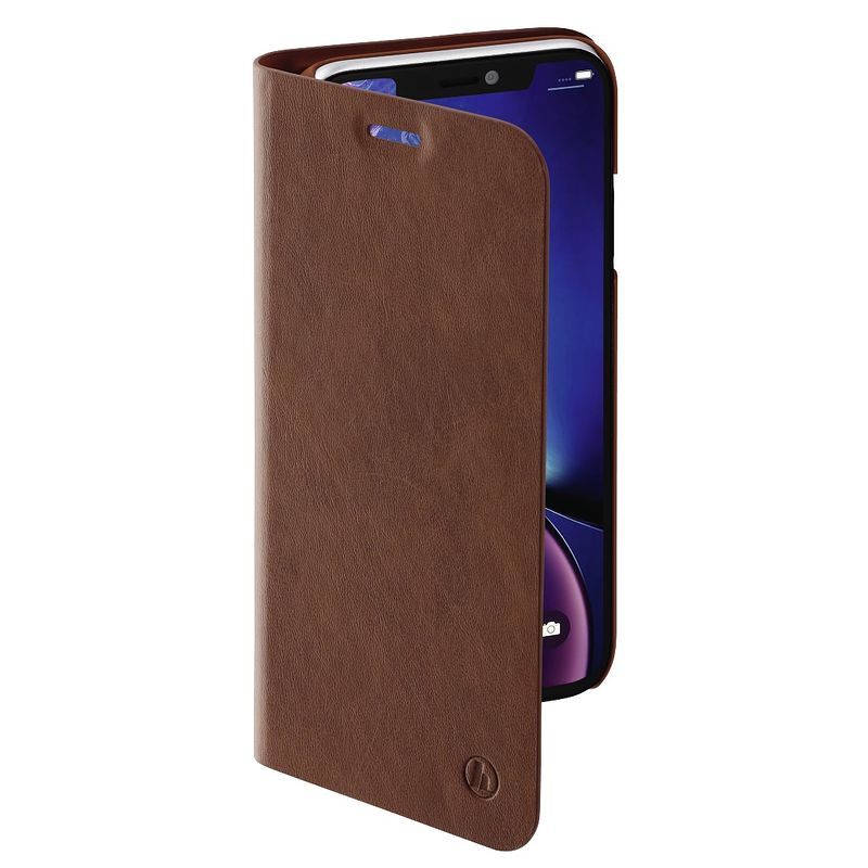 Foto van Hama booklet guard pro iphone xr telefoonhoesje bruin