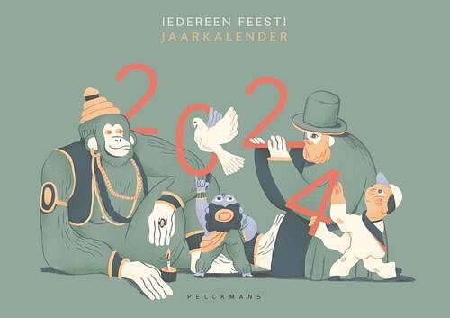 Foto van Iedereen feest 2024 - kalender - paperback (9789463376518)