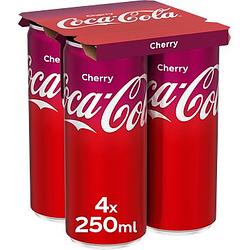 Foto van Cocacola cherry 4 x 250ml bij jumbo