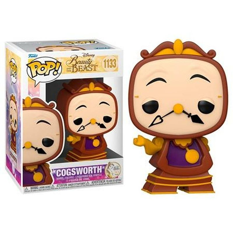 Foto van Verzamelfiguur funko disney beauty and the beast: cogsworth nº1133