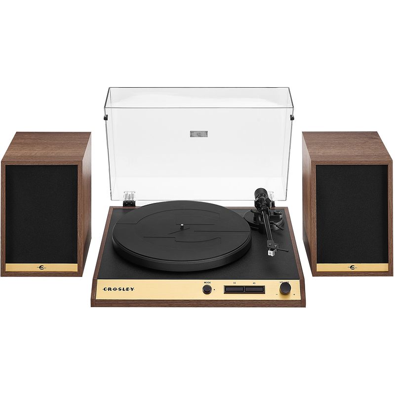 Foto van Crosley c72 platenspeler walnut