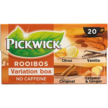 Foto van Pickwick variatie rooibos thee 20 stuks bij jumbo