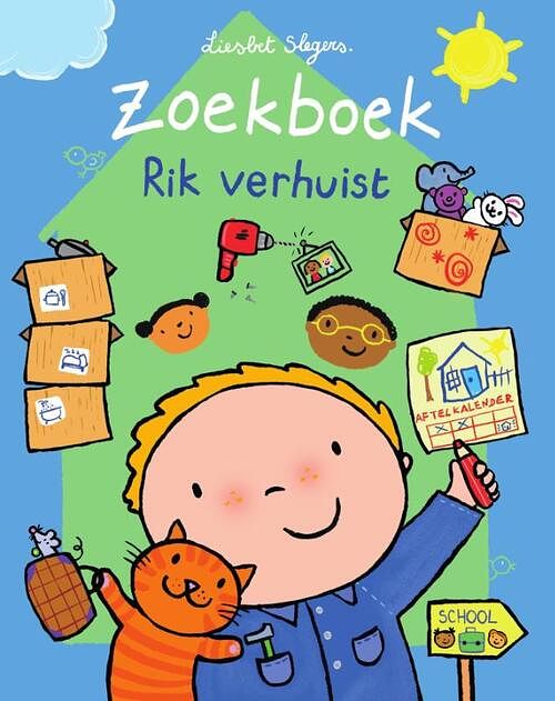 Foto van Zoekboek rik verhuist - liesbet slegers - hardcover (9789002278853)