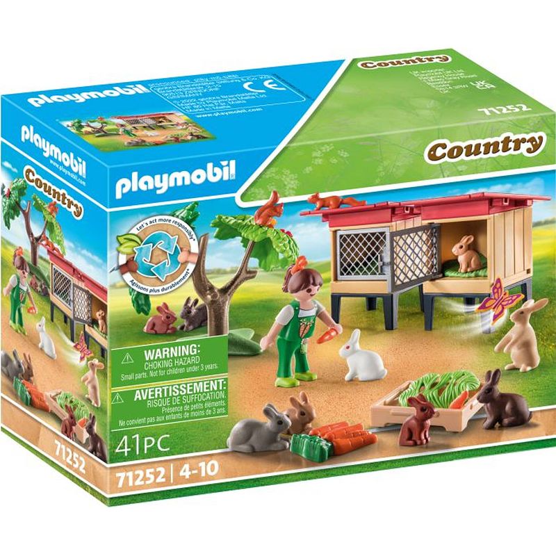 Foto van Playmobil country - konijnenhok 71252