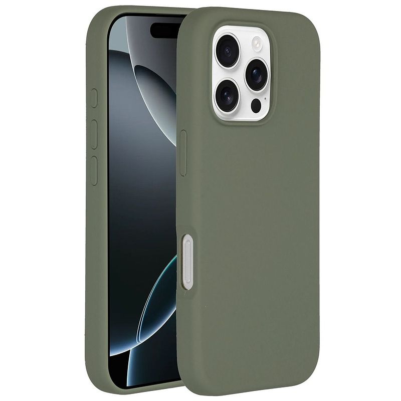 Foto van Accezz liquid silicone backcover met magsafe iphone 16 pro max telefoonhoesje