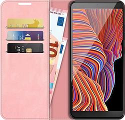 Foto van Just in case wallet magnetic samsung galaxy xcover 5 book case roze