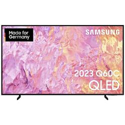 Foto van Samsung qled 4k q60c qled-tv 108 cm 43 inch energielabel f (a - g) wifi, uhd, smart tv, qled, ci+*, dvb-c, dvb-s2, dvb-t2 hd zwart