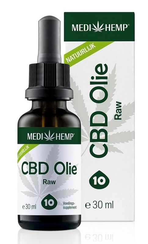 Foto van Medihemp cbd olie raw 10%