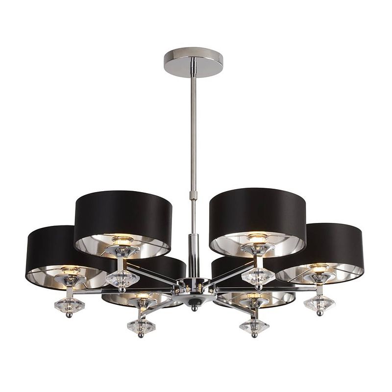 Foto van Moderne hanglamp - bussandri exclusive - metaal - modern - e14 - l: 81cm - voor binnen - woonkamer - eetkamer -