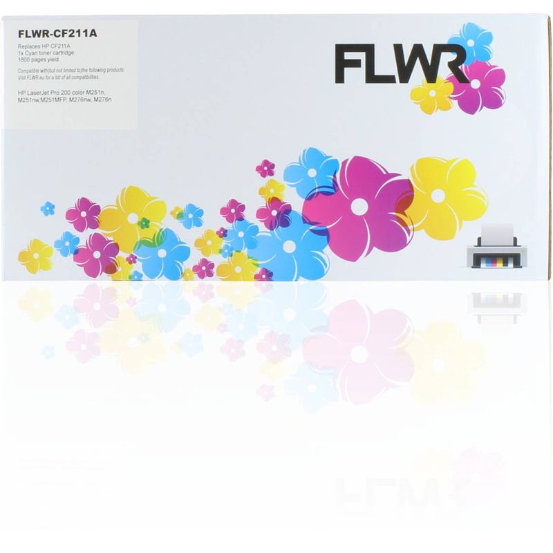 Foto van Flwr hp 131a cyaan toner