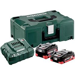 Foto van Metabo metabowerke 685136000 accu en acculader voor gereedschap 18 v 4 ah, 5.5 ah lihd