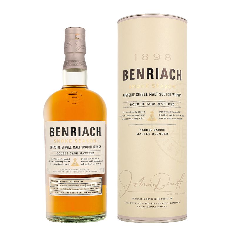 Foto van Benriach smoke season 70cl whisky + giftbox