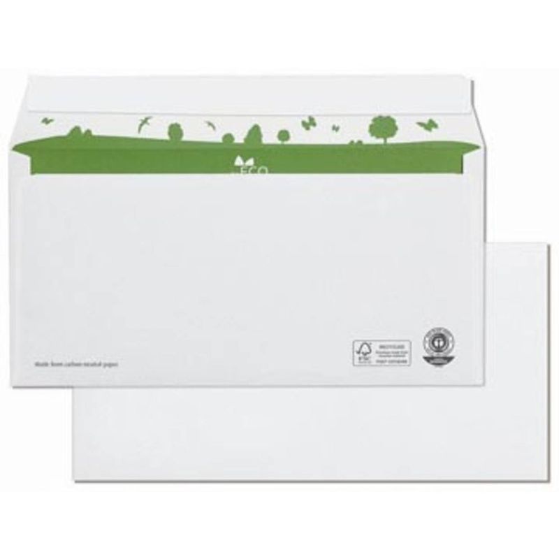 Foto van Bong enveloppen beeco, ft 110 x 220 mm, zonder venster, doos van 500 stuks