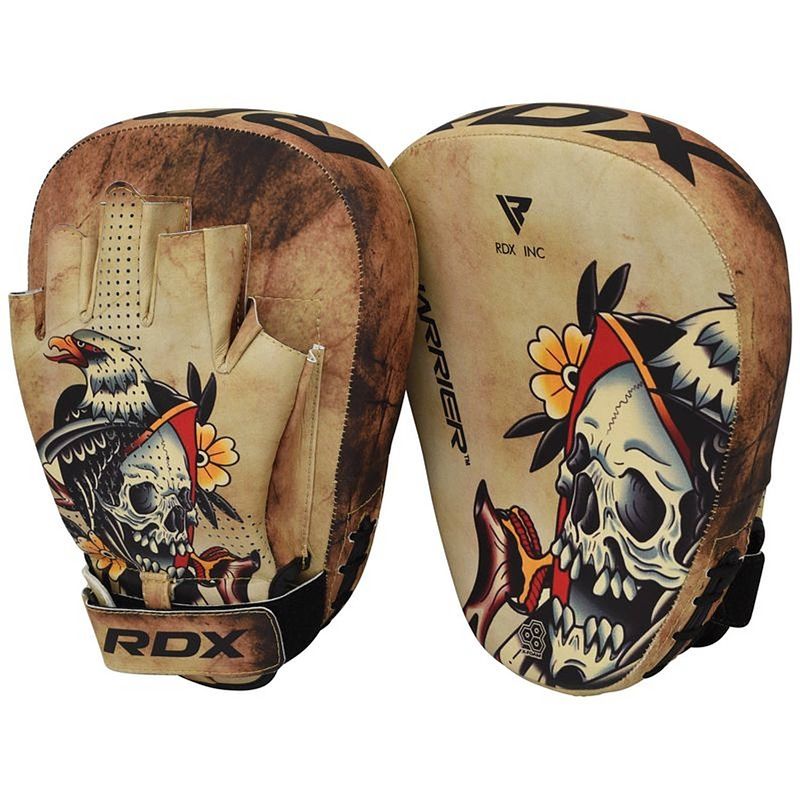 Foto van Rdx sports t14 harrier tattoo focus pads - leer