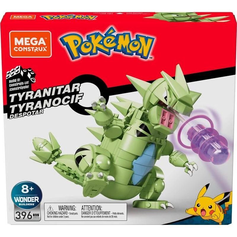 Foto van Mega construx pokémon tyranitar om 15 cm te bouwen - 6 jaar en +