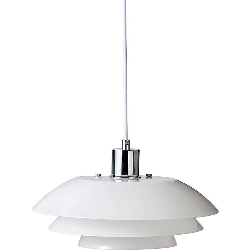 Foto van Dyberg larsen hanglamp dl31 opal led 31 x 15 cm e27 25w wit