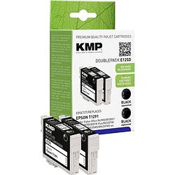 Foto van Kmp inkt vervangt epson t1291 compatibel 2-pack zwart e125d 1617,0021