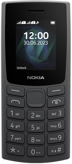 Foto van Nokia 105 4g mobiele telefoon grijs