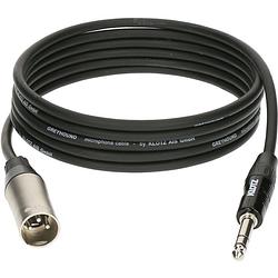 Foto van Klotz grg1mp03.0 greyhound audiokabel 3p male xlr - 3p 6.35mm jack 3m